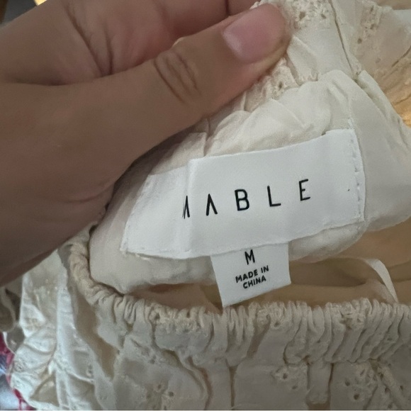 3/$30 🍂 Mable Iliana Embroidery Back Lace Up Dress Taupe - Picture 10 of 10